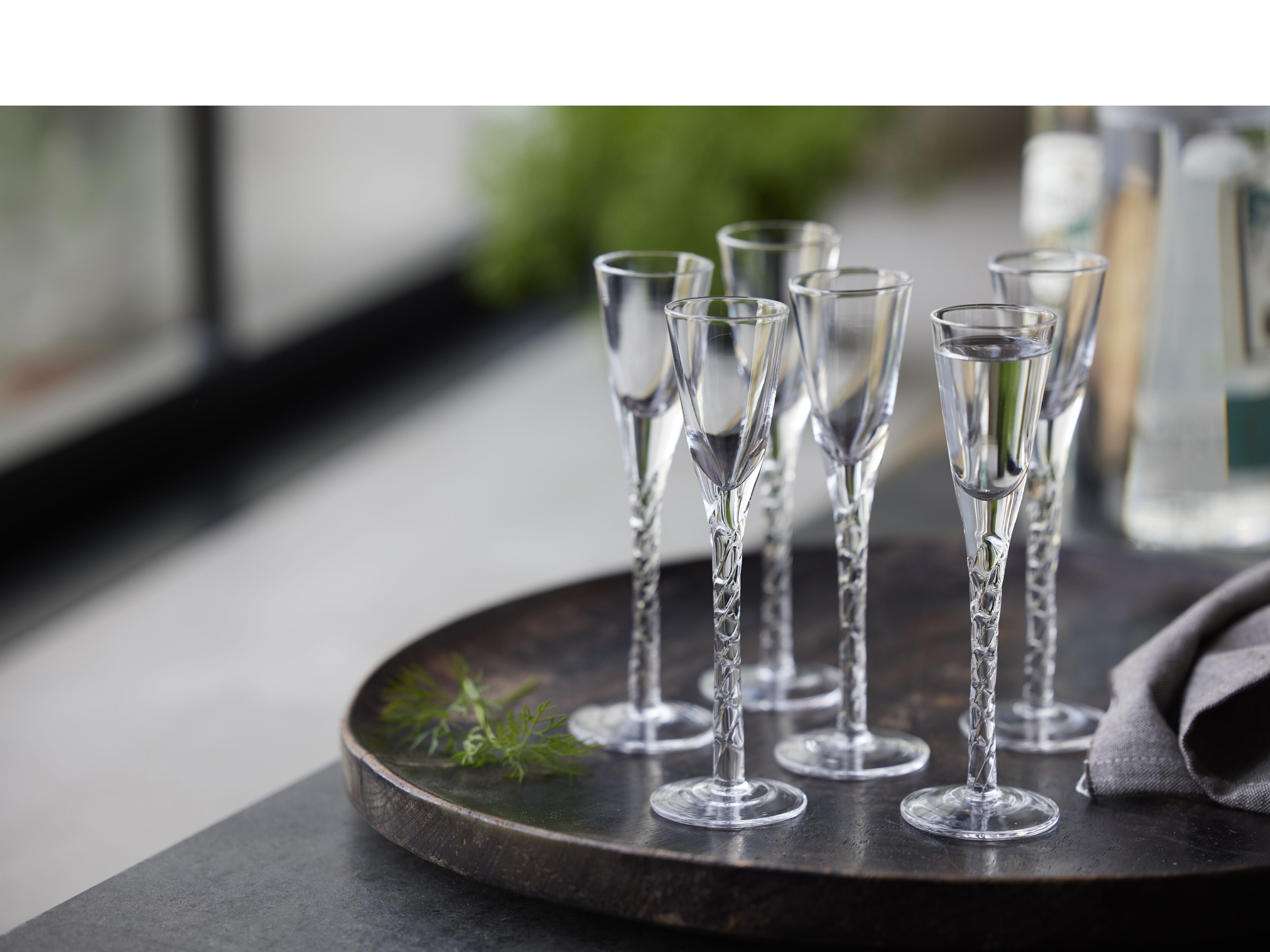 Lyngby Glas Paris Snap Glass Set Of 6, Clear