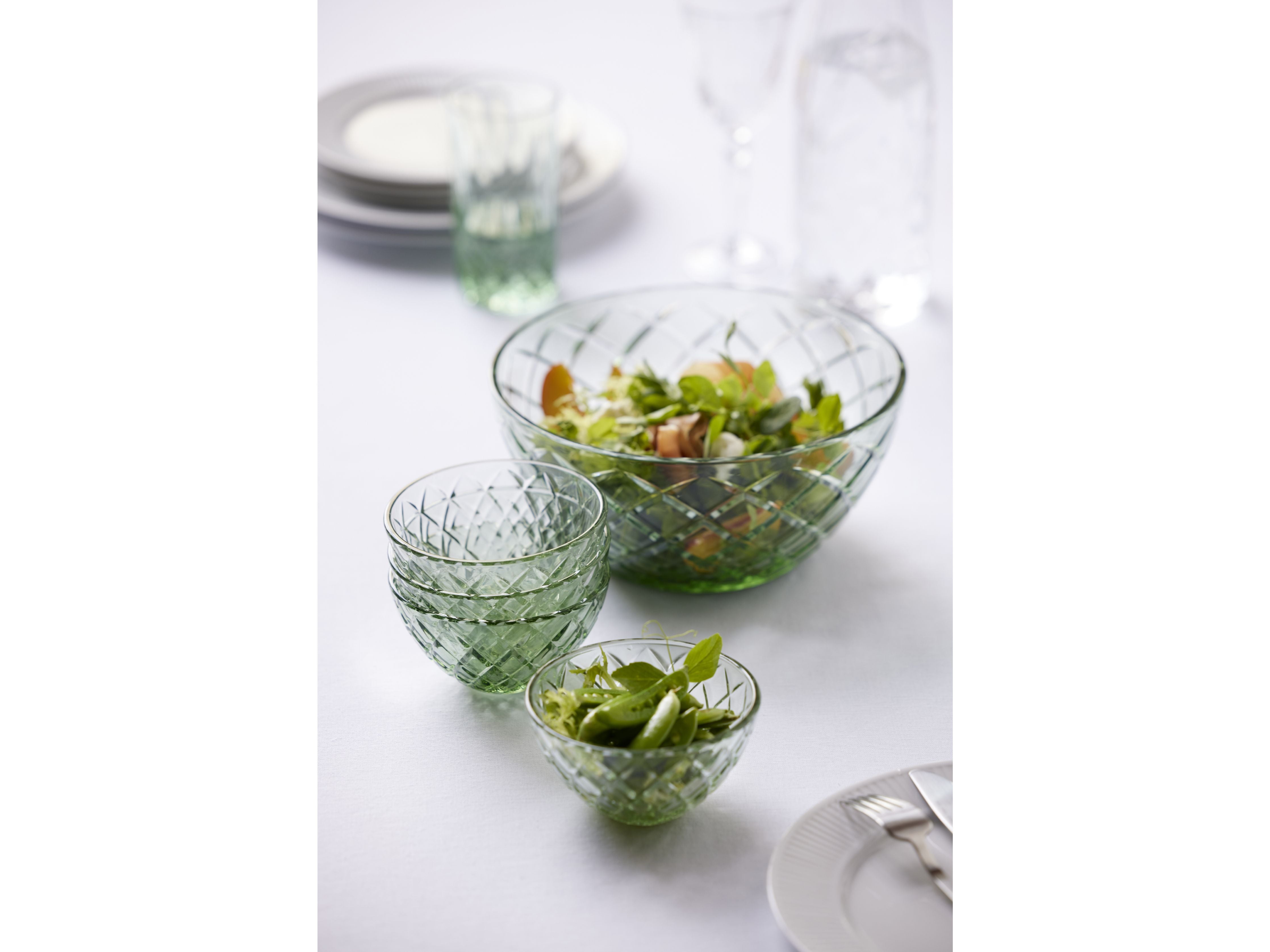 Lyngby Glas Sorrento salátová mísa, zelená