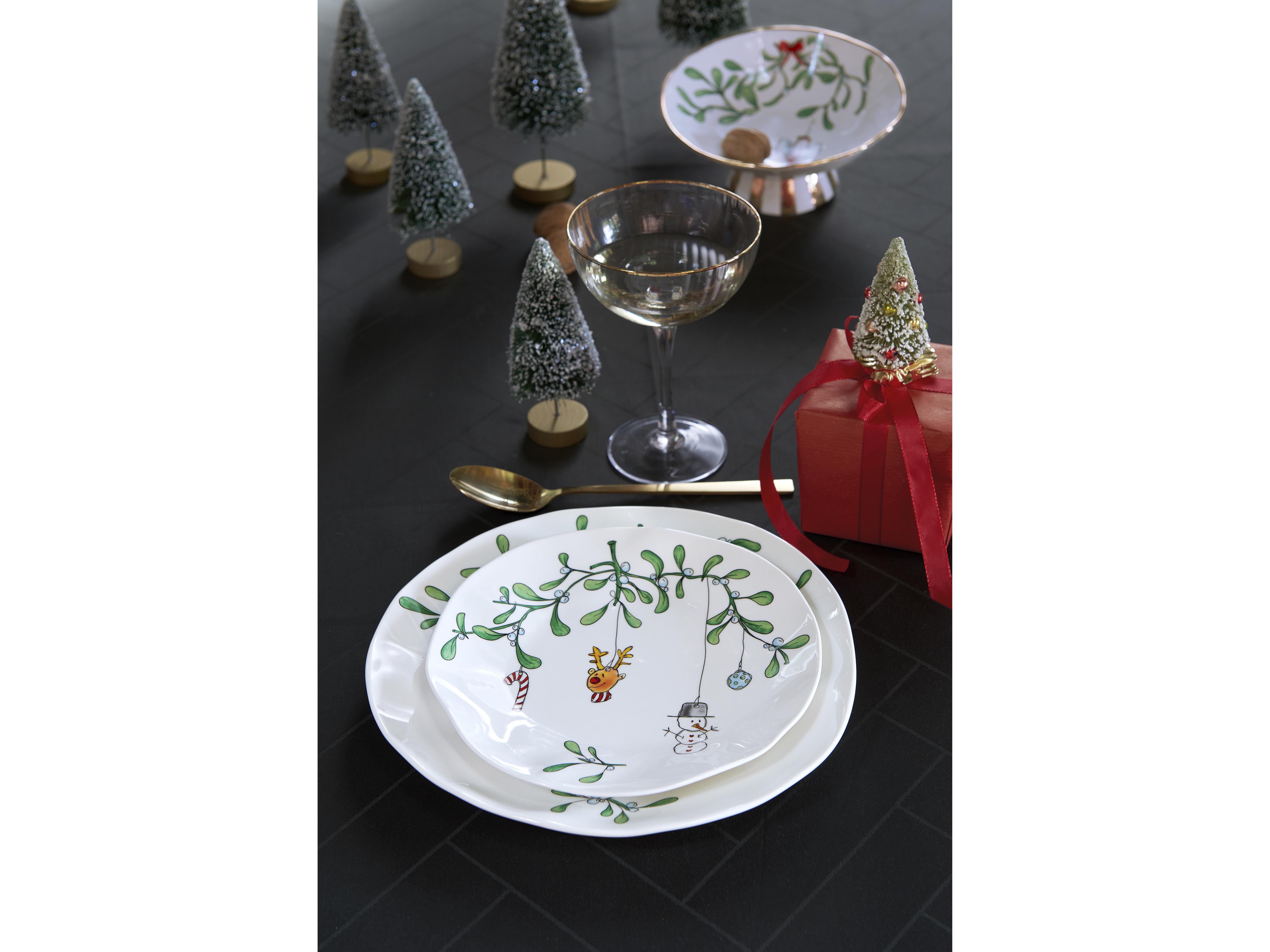 Medusa Copenhagen Jingle Bell Plate White, Ø21 cm