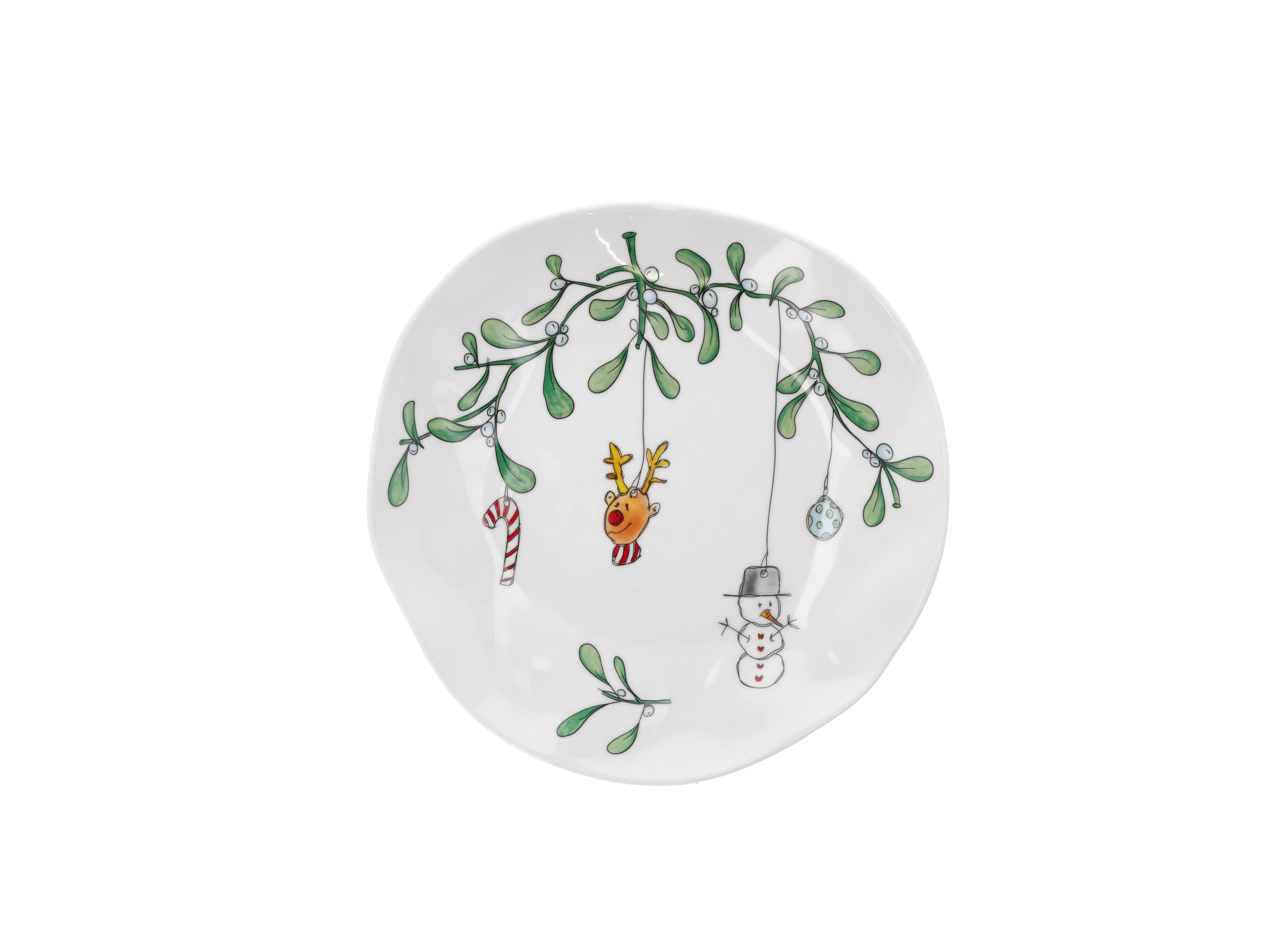 Medusa Copenhagen Jingle Bell Plate White, ø21 Cm