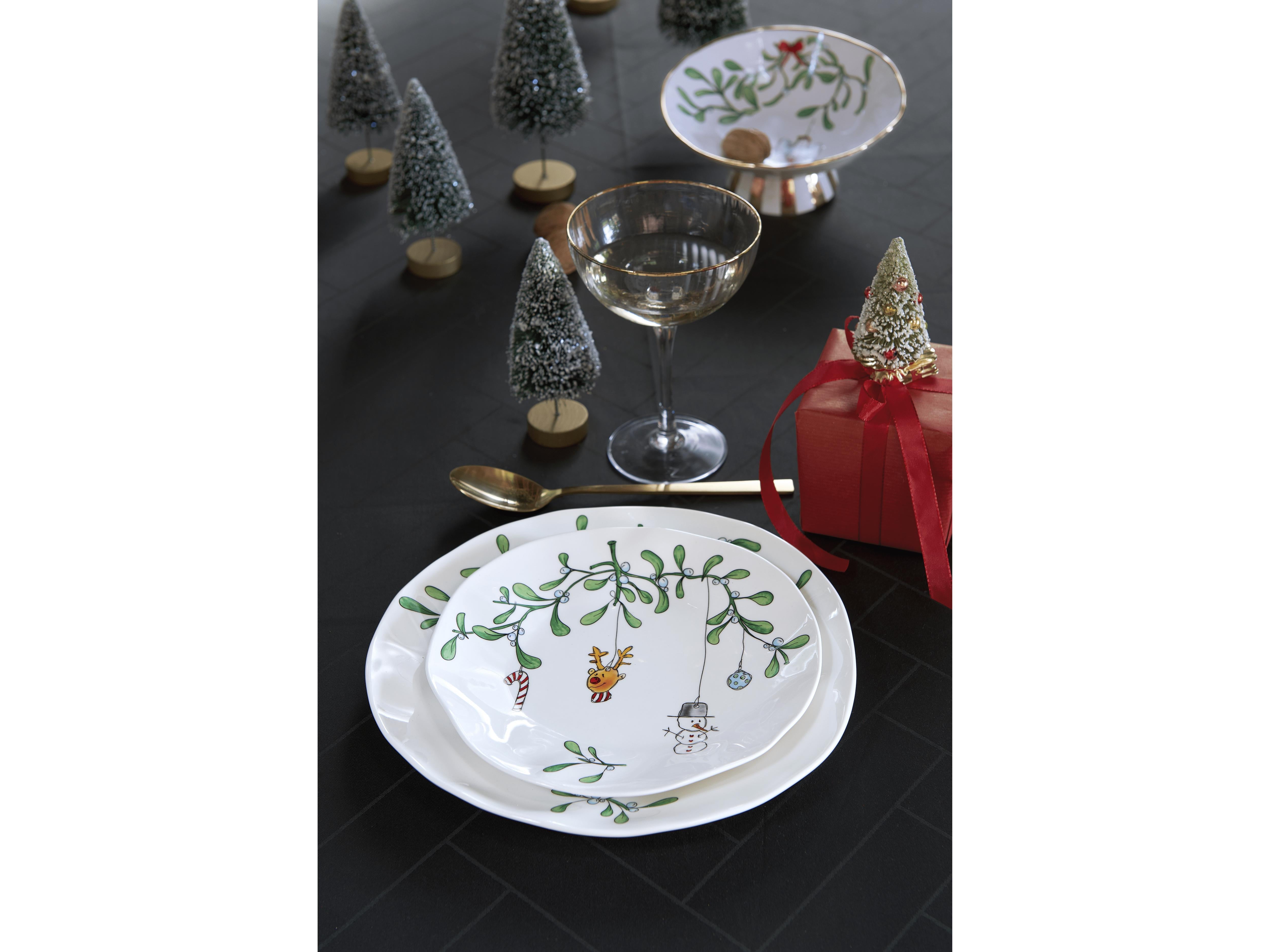 Medusa Copenhagen Jingle Bell Plate White, Ø21 cm