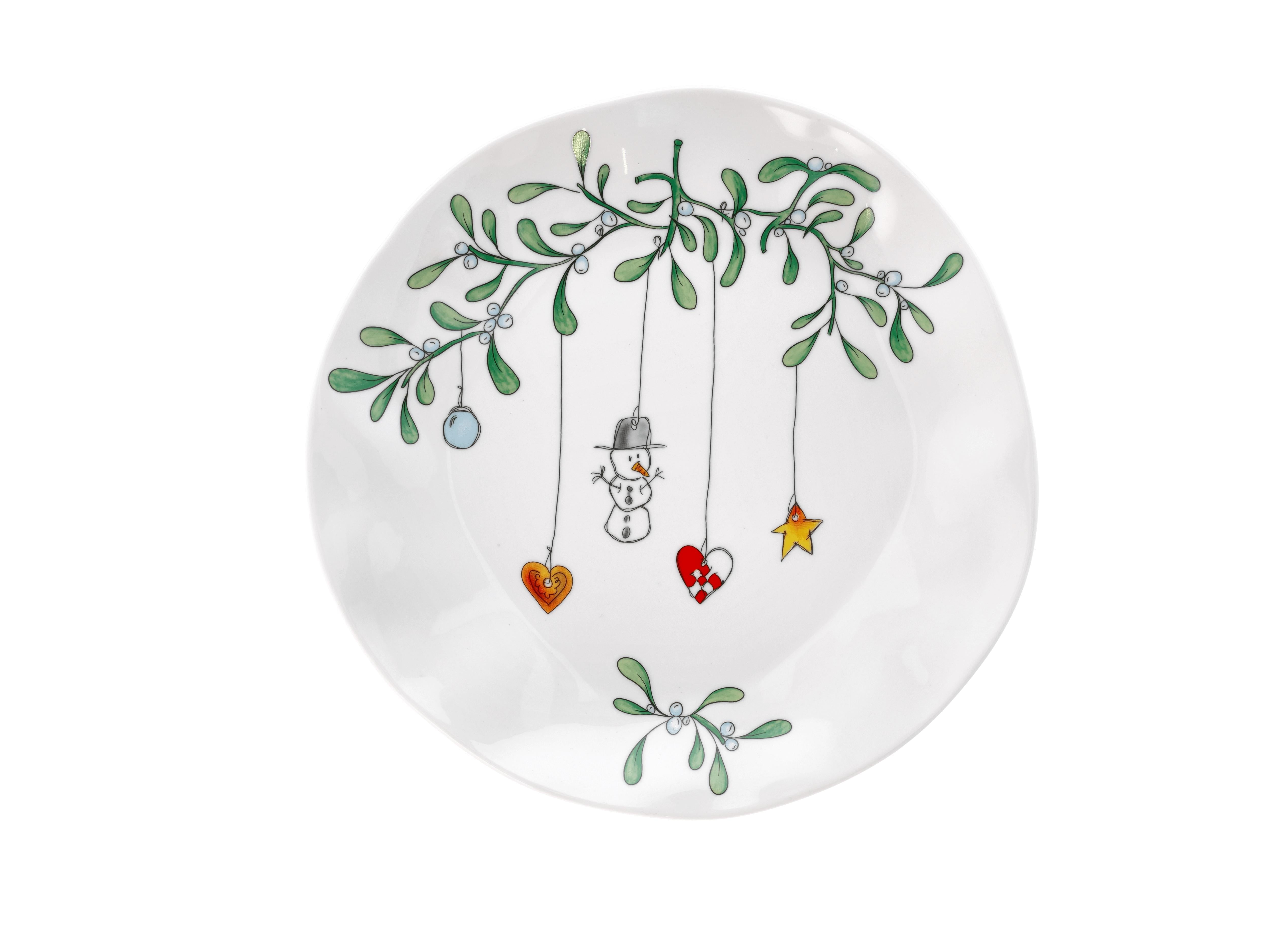 Medusa Copenhagen Jingle Bell Plate White, Ø26 cm