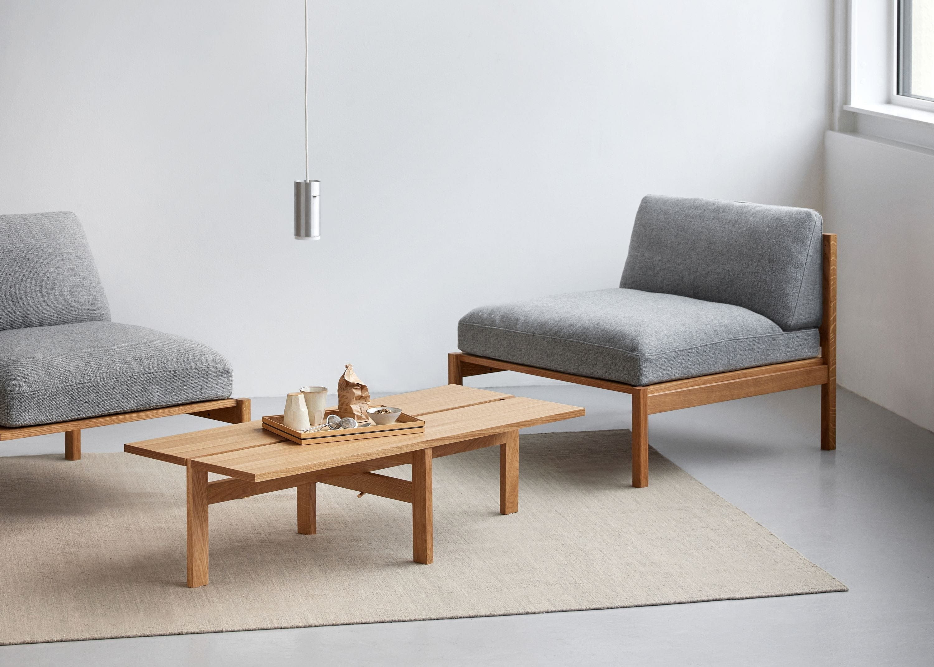 Moebe Rectangular Coffee Table, 115 Cm