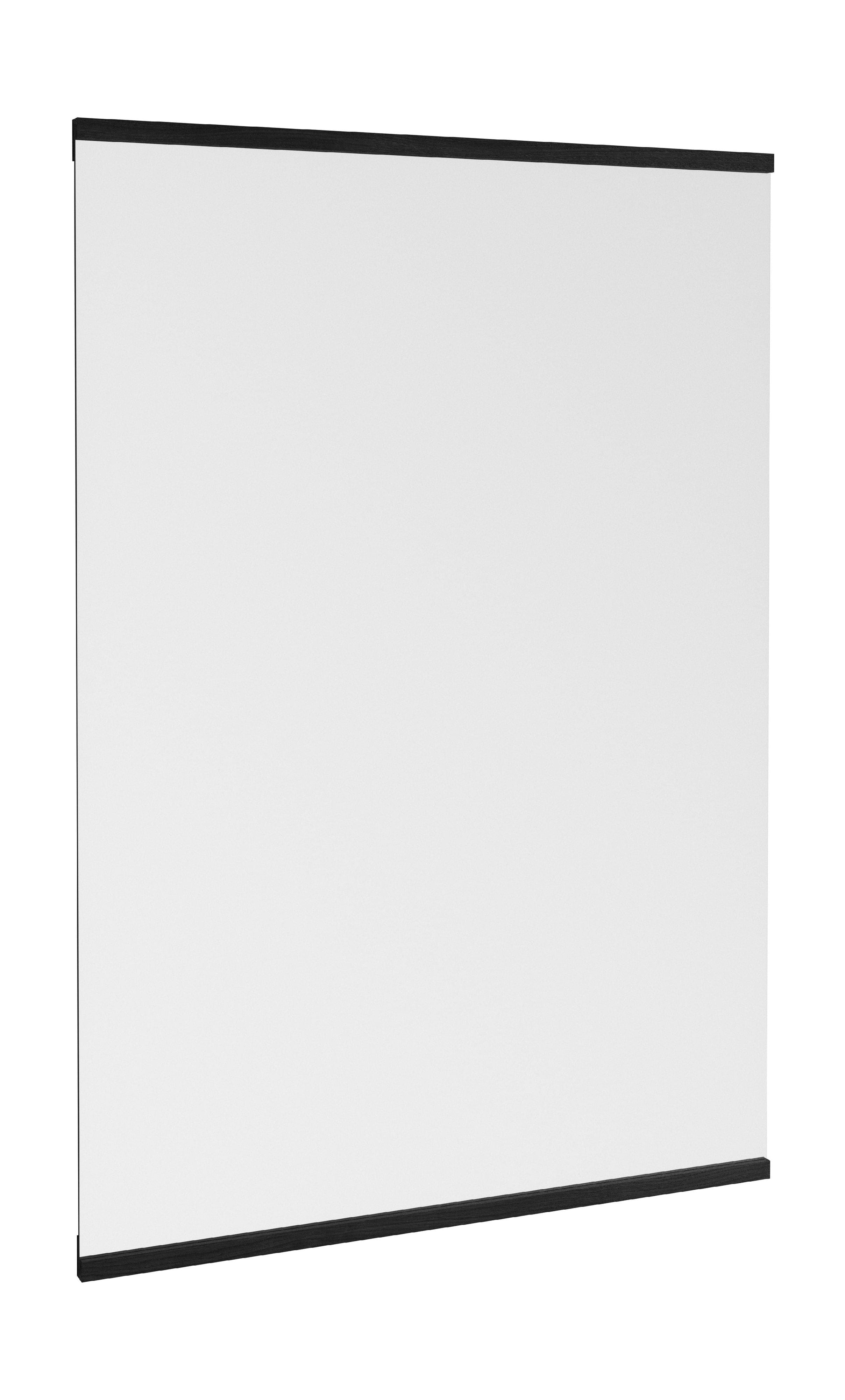 Moebe obdélníkové stěnové zrcadlo 101,8x70 cm, černá