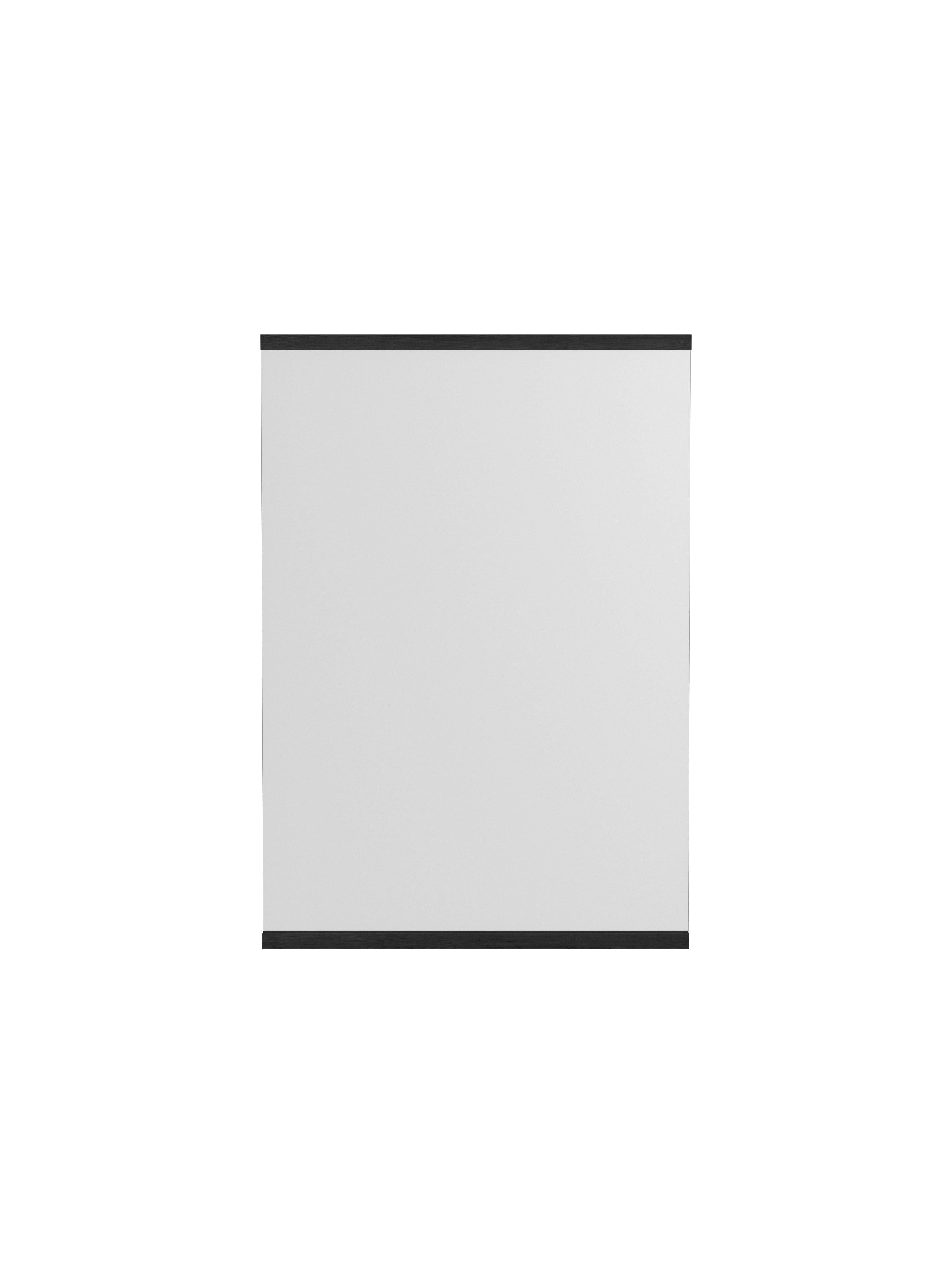 Moebe obdélníkové stěnové zrcadlo 71,9x50 cm, černá