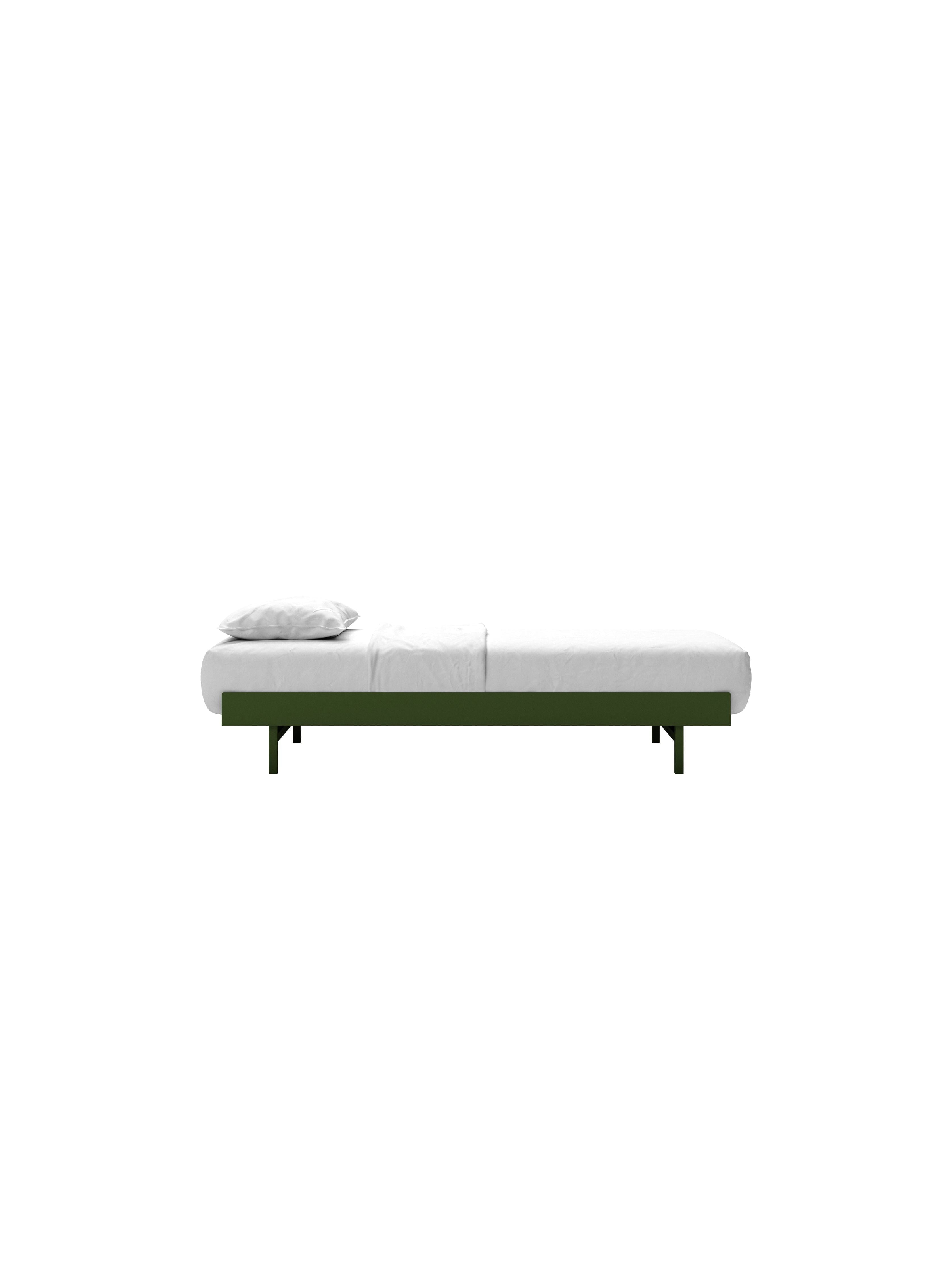 Moebe postel 90 cm, borovice zelená