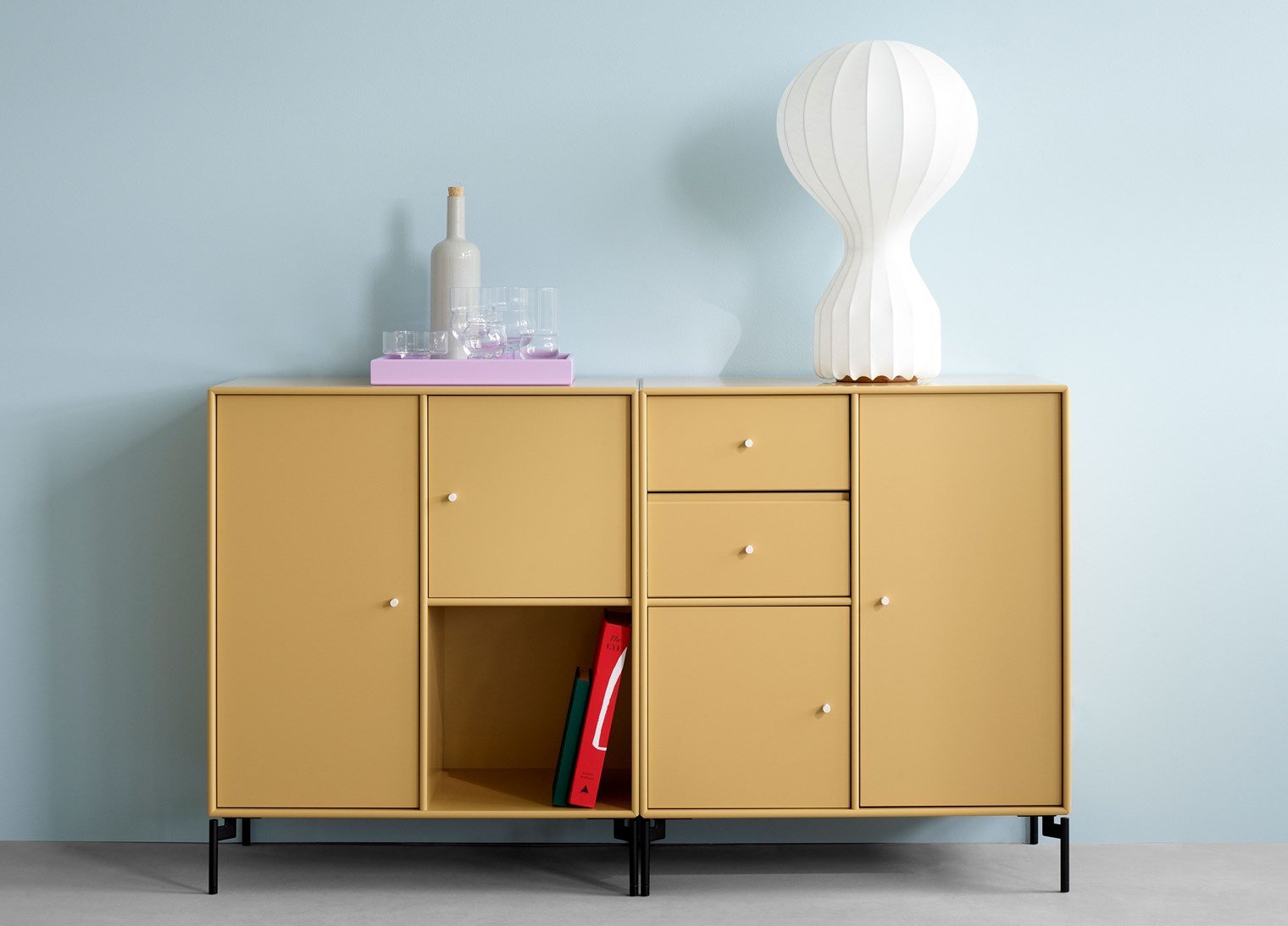 Montana Couple Sideboard With 3 Cm Plinth, Mushroom Brown