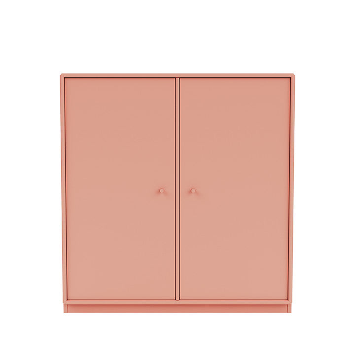 Montana Cover Cabinet With 3 Cm Plinth, Rhubarb Red