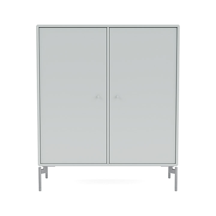 Montana Cover Cabinet With Legs, Oyster/Matt Chrome