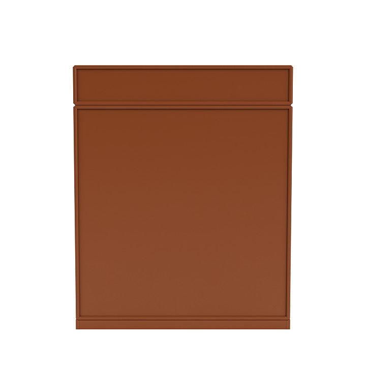 Montana Keep Chest Of Drawers With 3 Cm Plinth, Hazelnut Brown