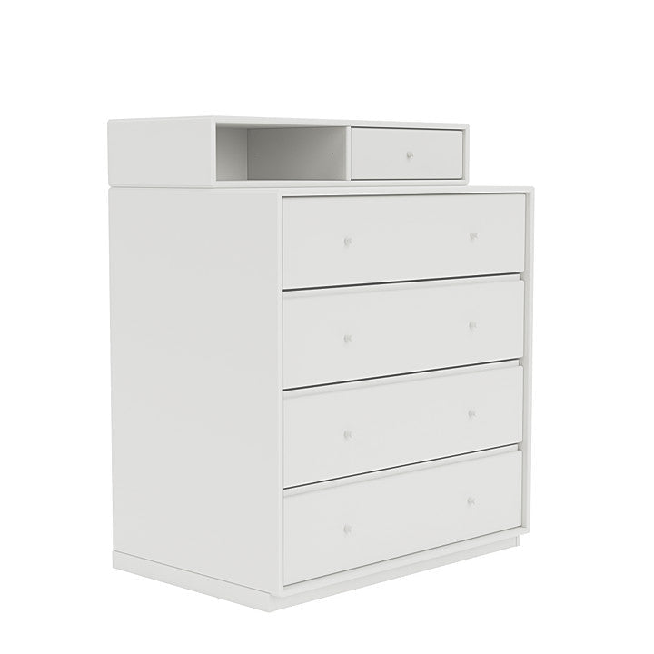 Montana Keep Chest Of Drawers With 3 Cm Plinth, White