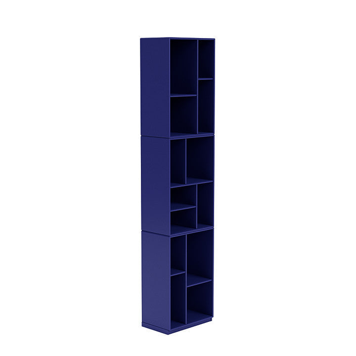 Montana Loom High Bookcase With 3 Cm Plinth, Monarch Blue