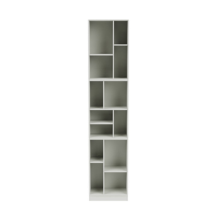 Montana Loom High Bookcase With 7 Cm Plinth, Nordic White