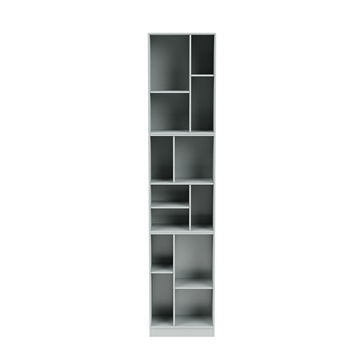 Montana Loom High Bookcase With 7 Cm Plinth, Oyster Grey