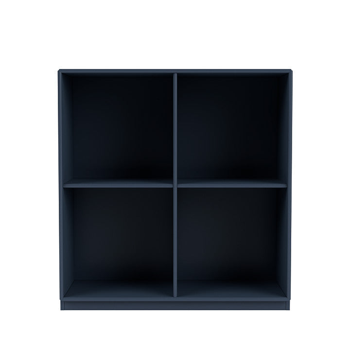 Show Bookcase Montana Show s 3 cm soklem, Juniper Blue