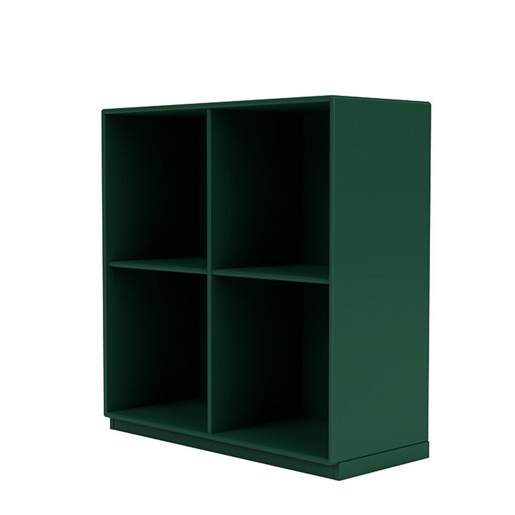 Montana Show Bookcase With 3 Cm Plinth, Pine Green