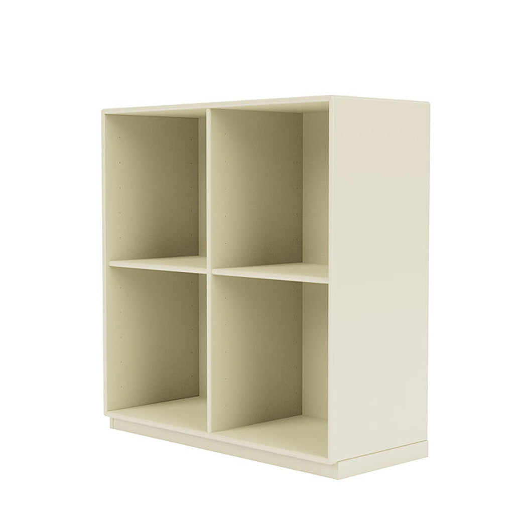 Show Bookcase Montana Show s 3 cm soklem, Vanilla White