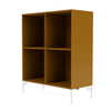 Montana Show Bookcase With Legs, Amber/Snow White