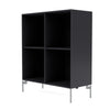 Montana Show Bookcase s nohama, Antracite/Matt Chrome