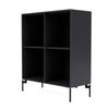 Montana Show Bookcase s nohama, Antracite/Black