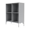 Montana Show Bookcase s nohama, Fjord/Matt Chrome