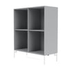 Montana Show Bookcase With Legs, Fjord/Snow White