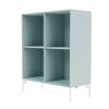 Montana Show Bookcase s nohama, Flint/Snow White