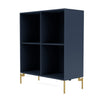 Montana Show Bookcase s nohama, Juniper/Brass