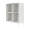 Montana Show Bookcase With Legs, White/Snow White