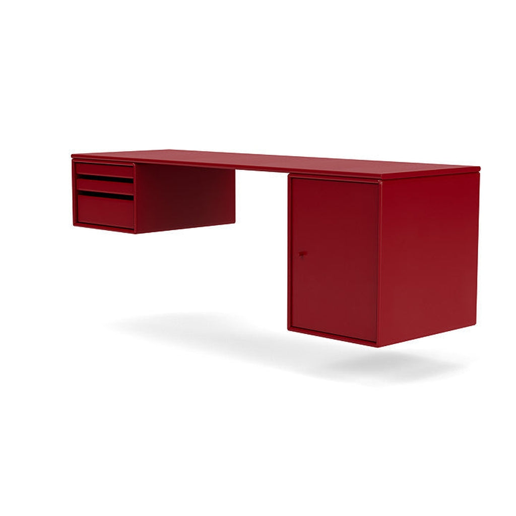 Montana Workshop Work Desk, Beetroot Red