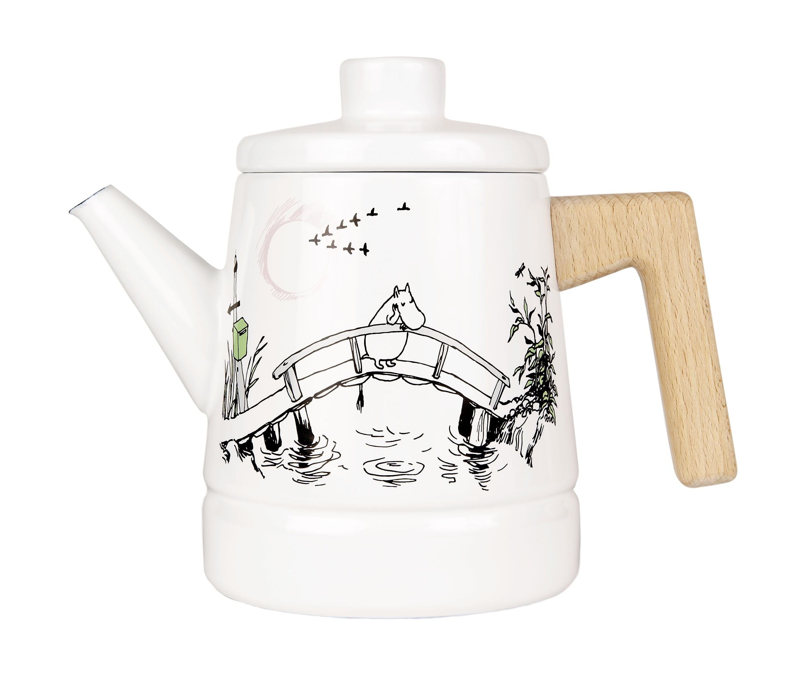 Muurla Moomin Originals Enamel Coffee Pot Missing You