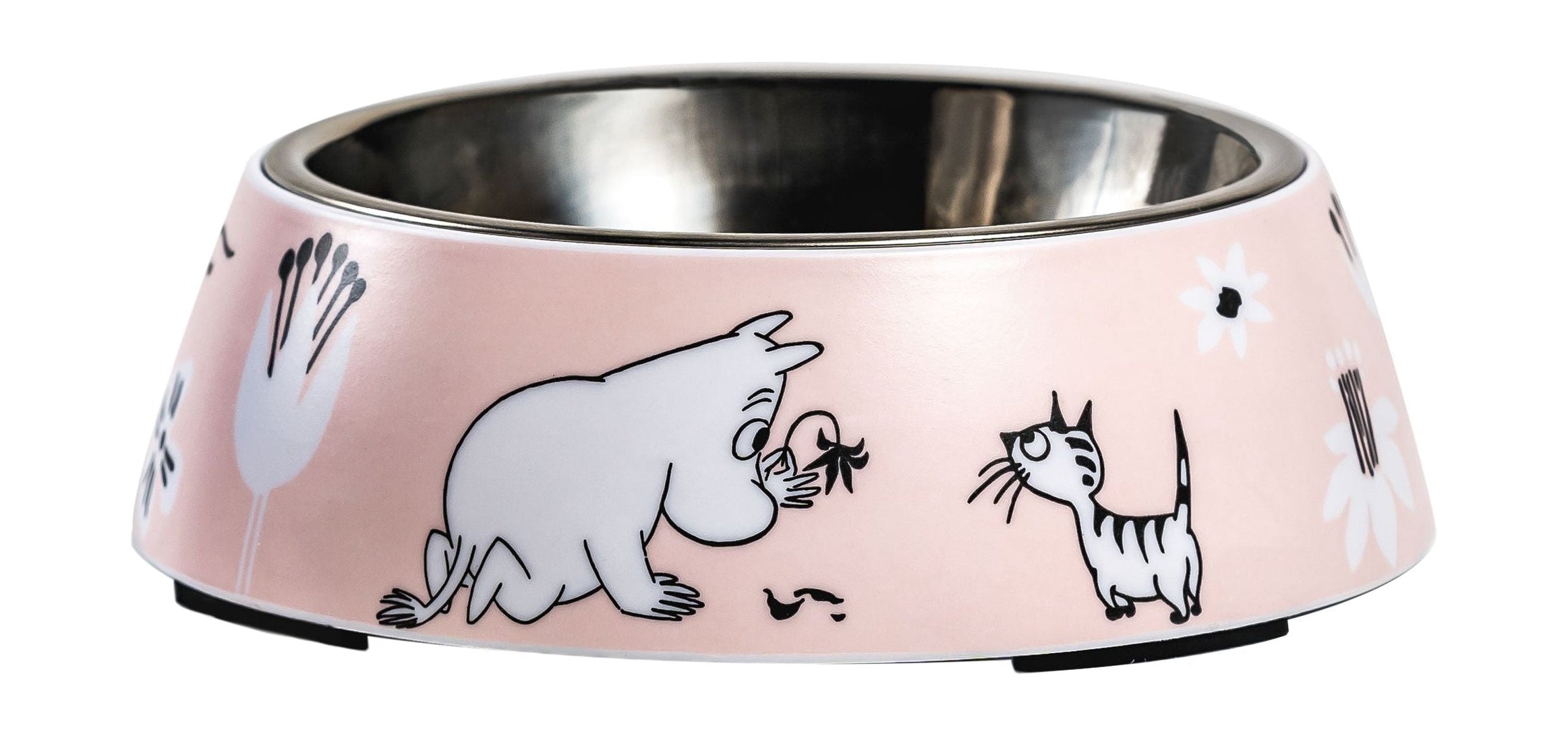 Muurla Moomin Pets Pets Food Bowl S, Pink
