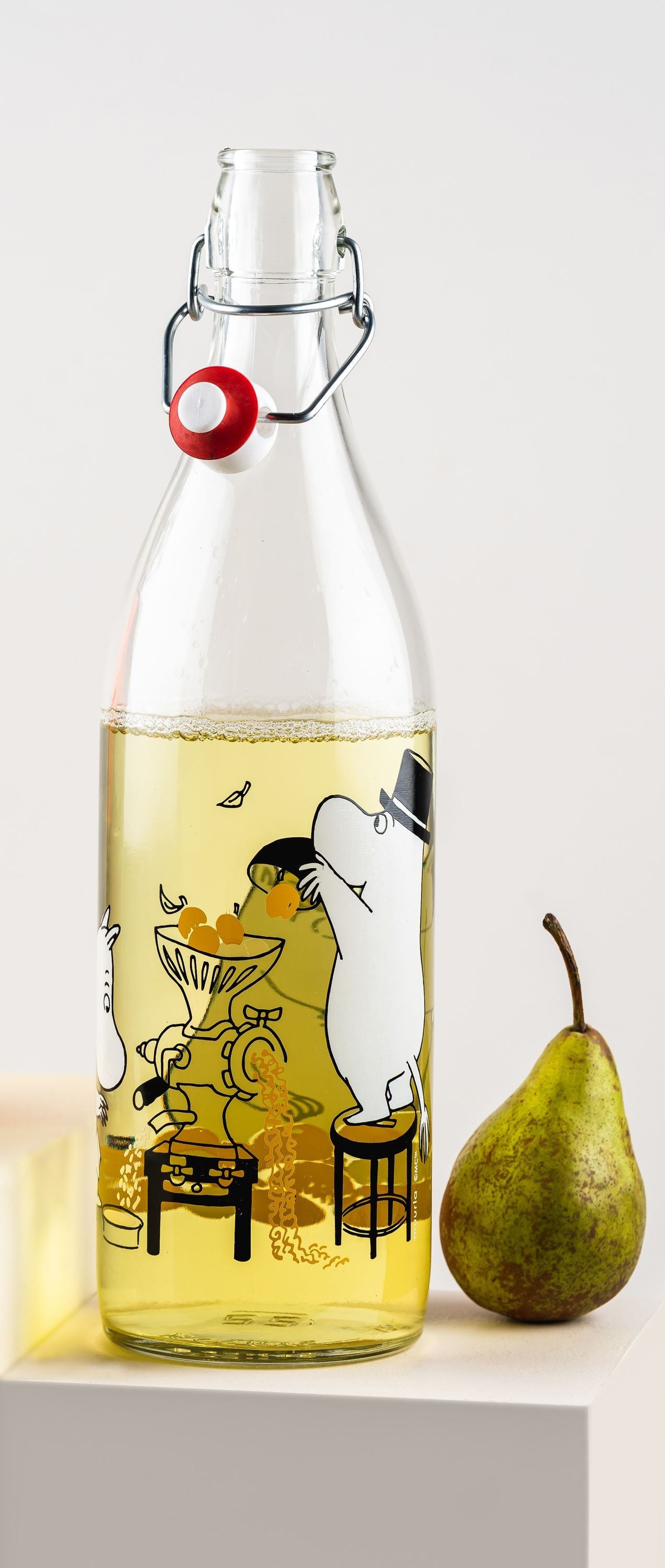 Skleněná láhev Muurla Moomin, ovoce