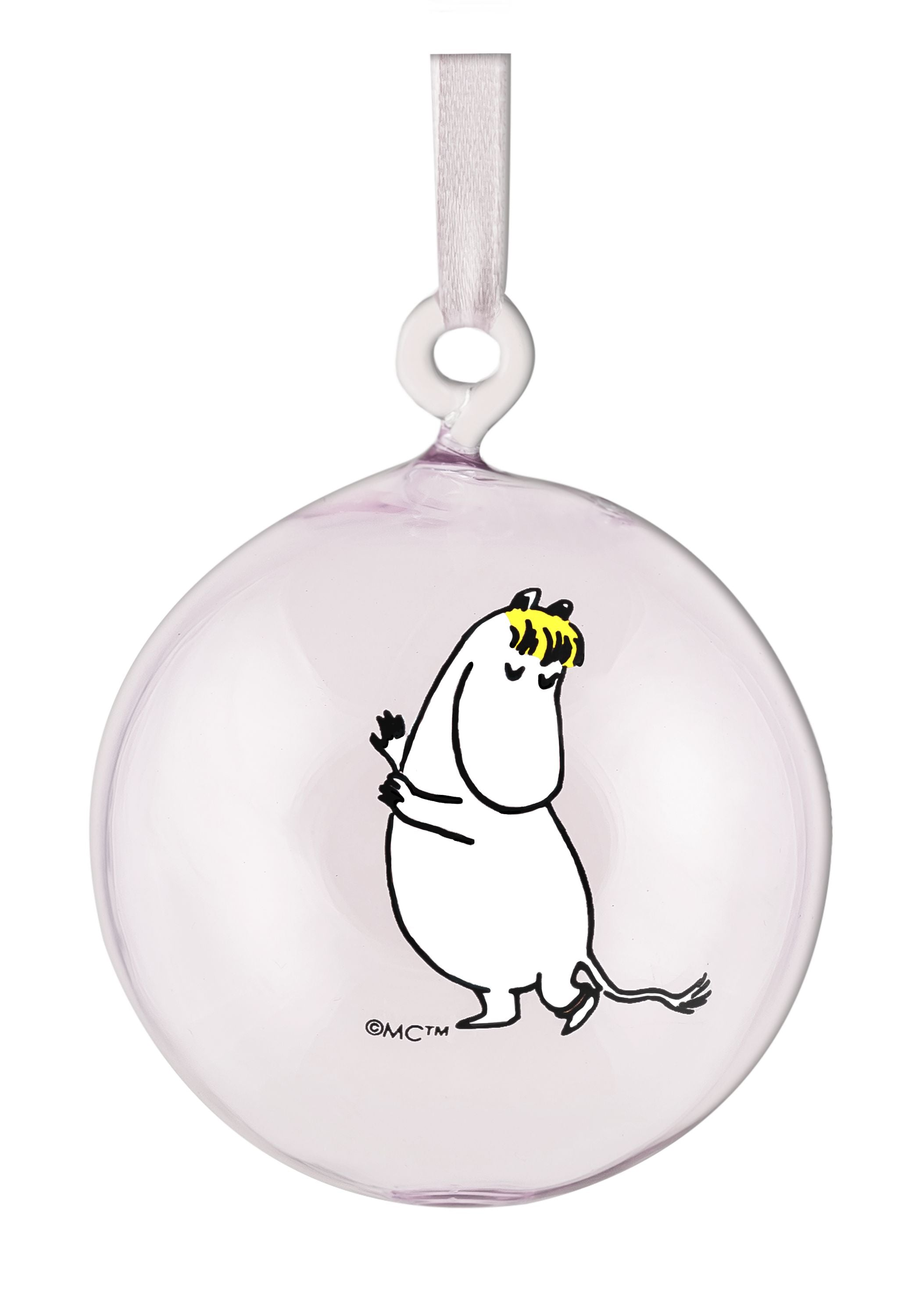 Muurla Moomin Originals Glass Decoration Ball, Gift Set Of 4 Pcs
