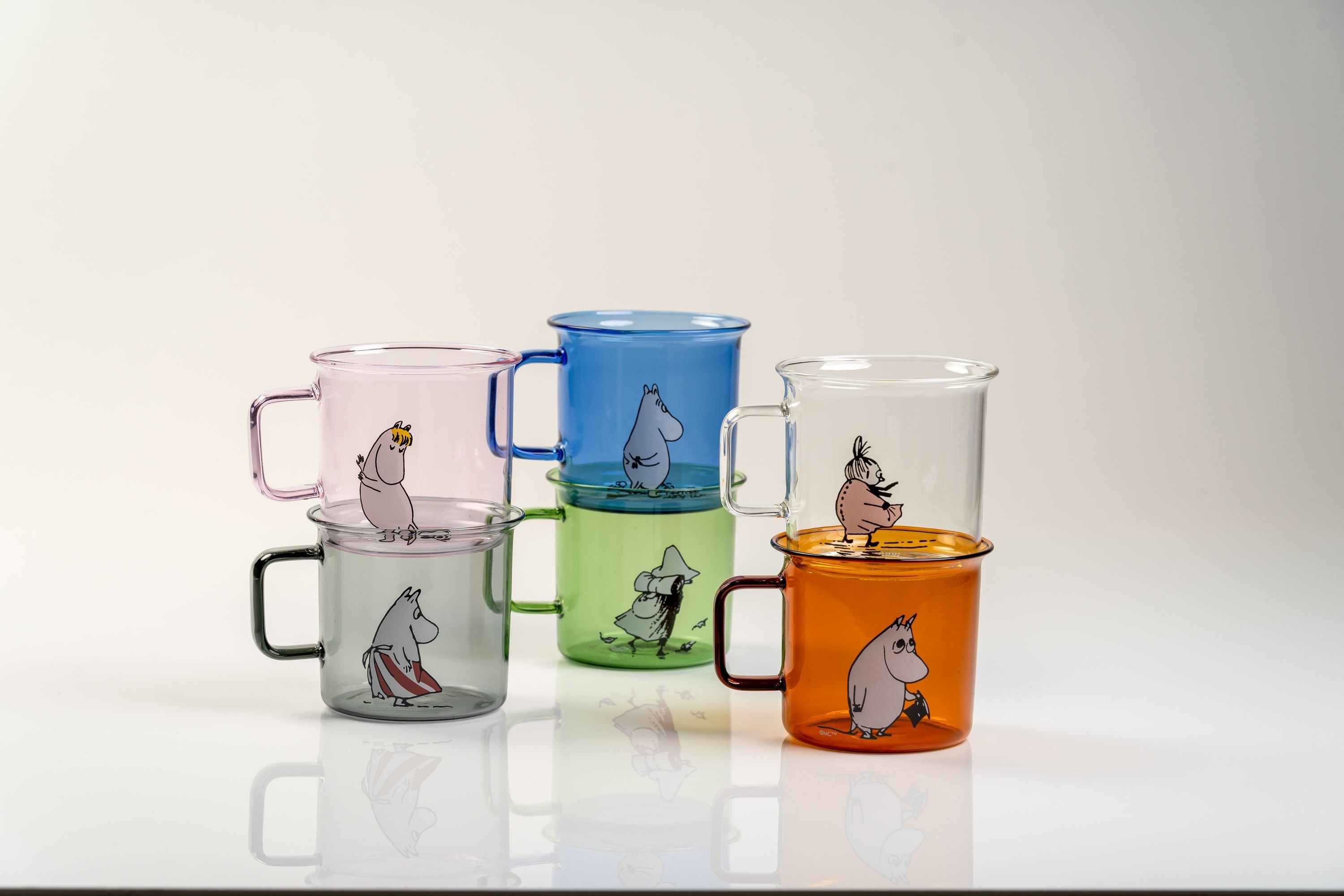 Muurla Moomin Glass Mug, Snufkin