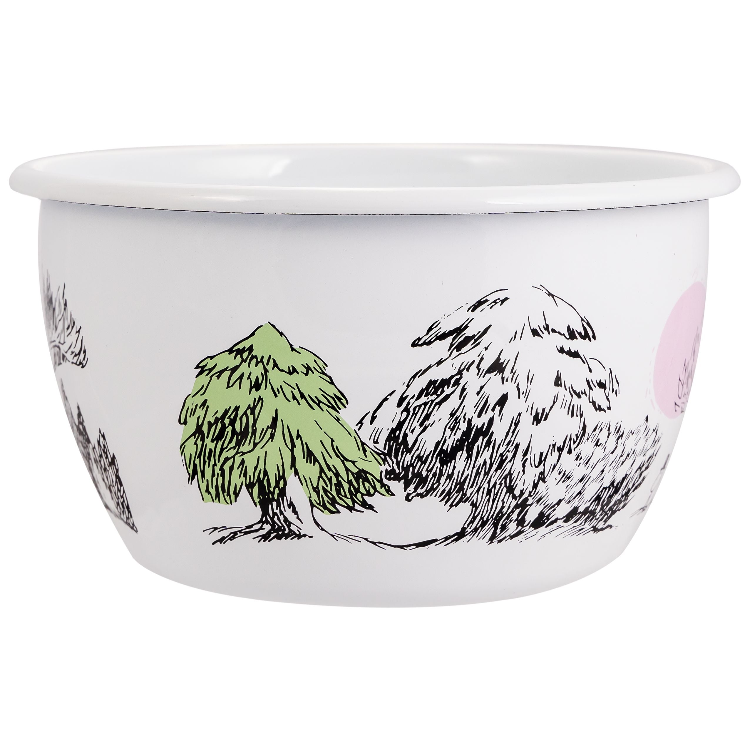 Muurla Moomin Originals Emaleml Bowl právě putování