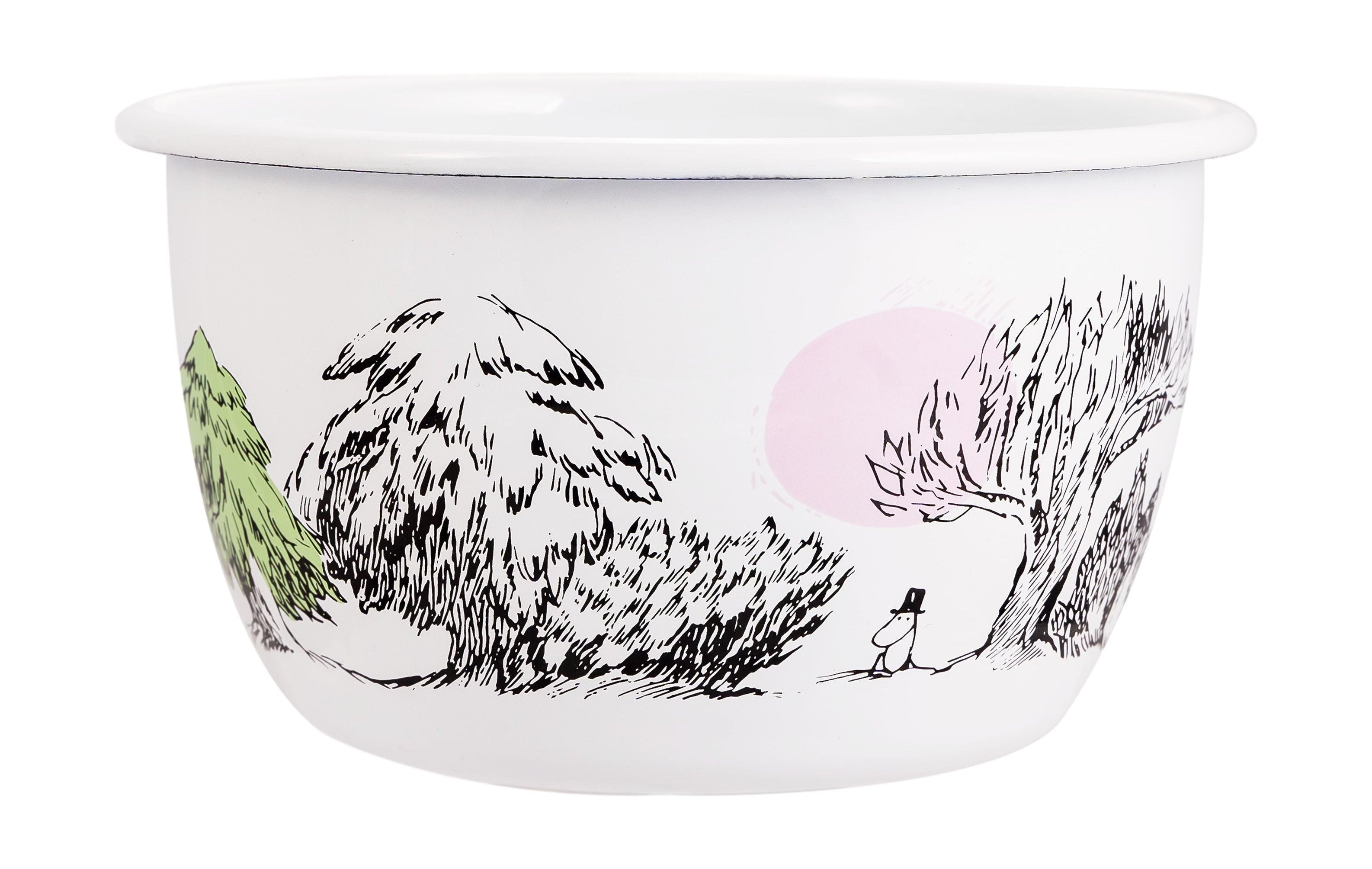 Muurla Moomin Originals Emaleml Bowl právě putování