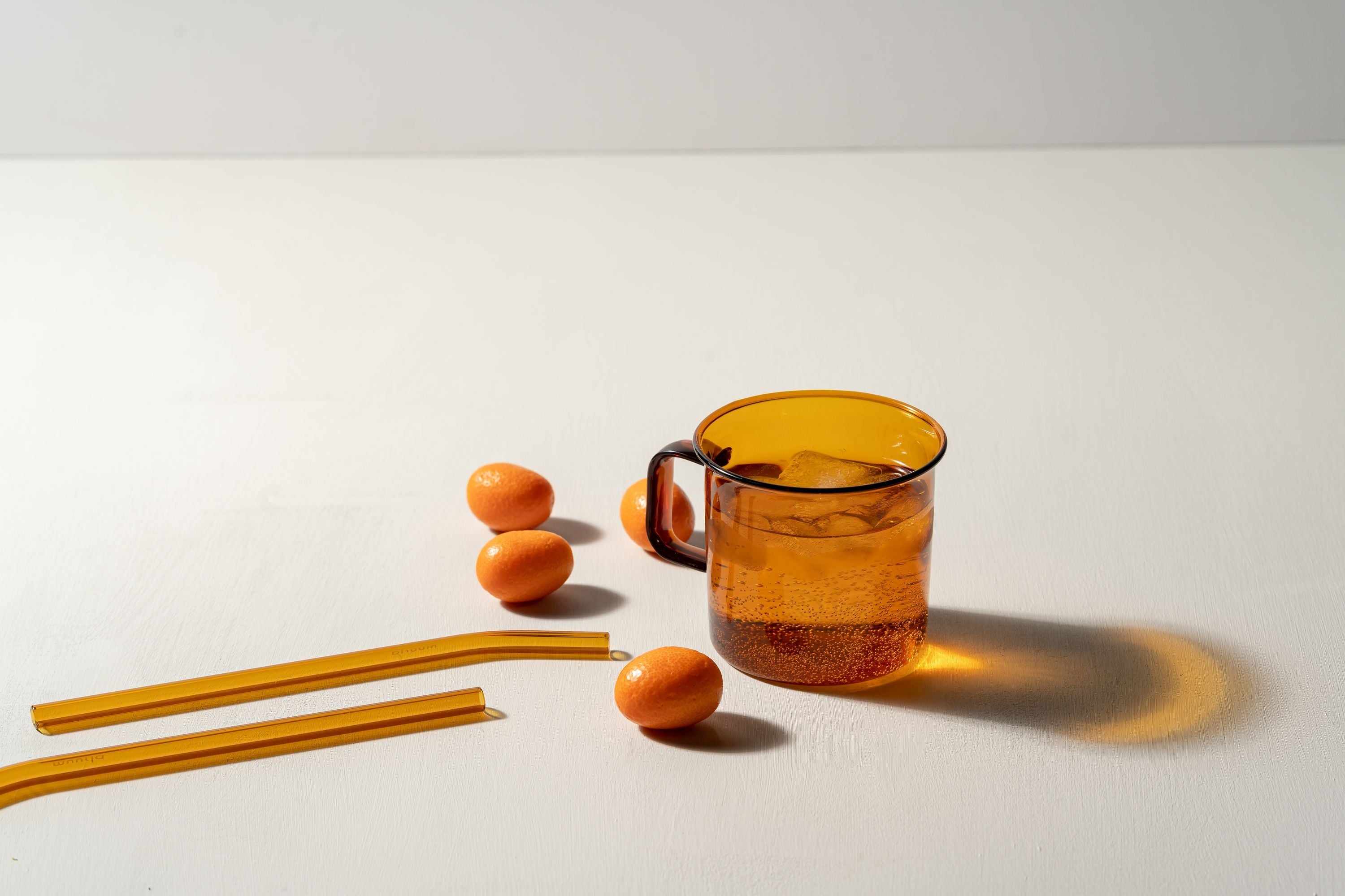 Muurla Glass Mug, Amber