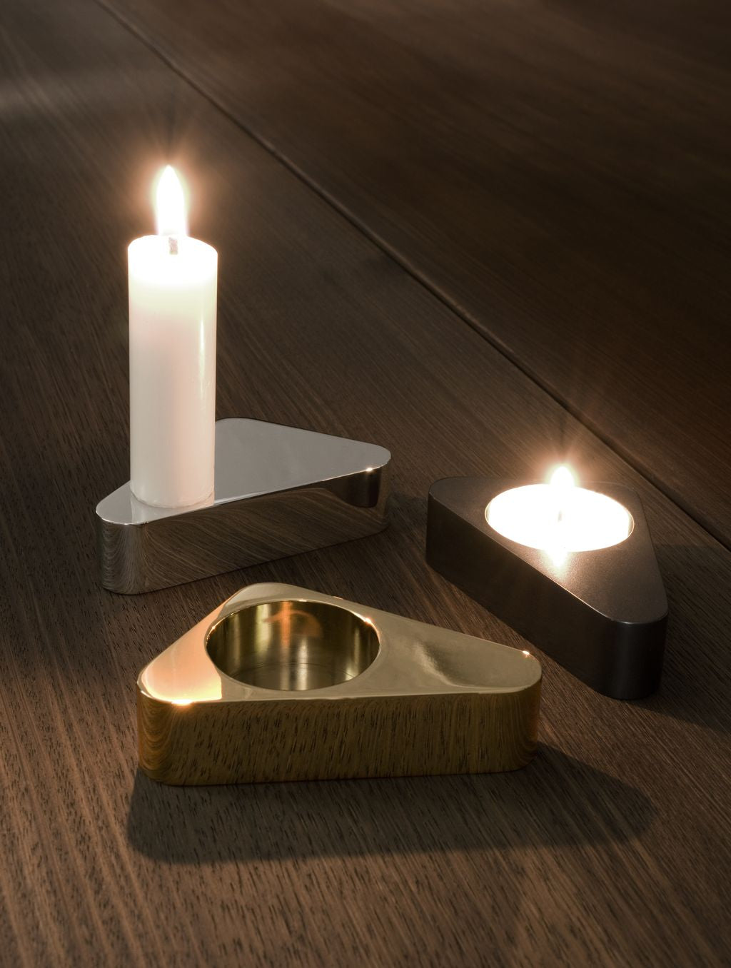 Novoform Design Flip Candlestick, lesklý zlato