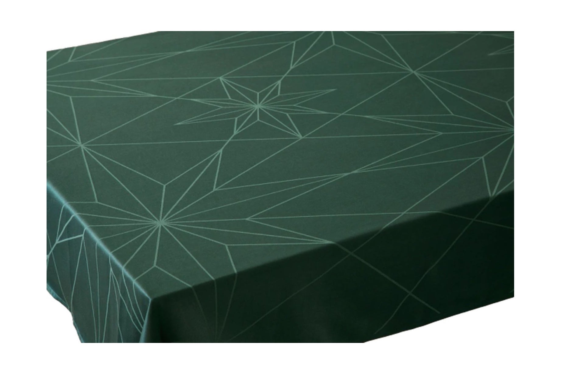 Novoform Design hvězdy ubrus 370 cm, zelená