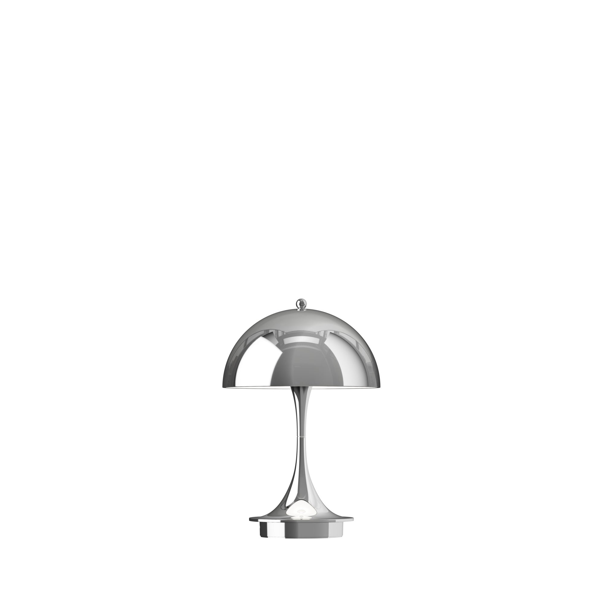 Panthella 160 Portable Table Lamp, High Lustre Chrome Plated