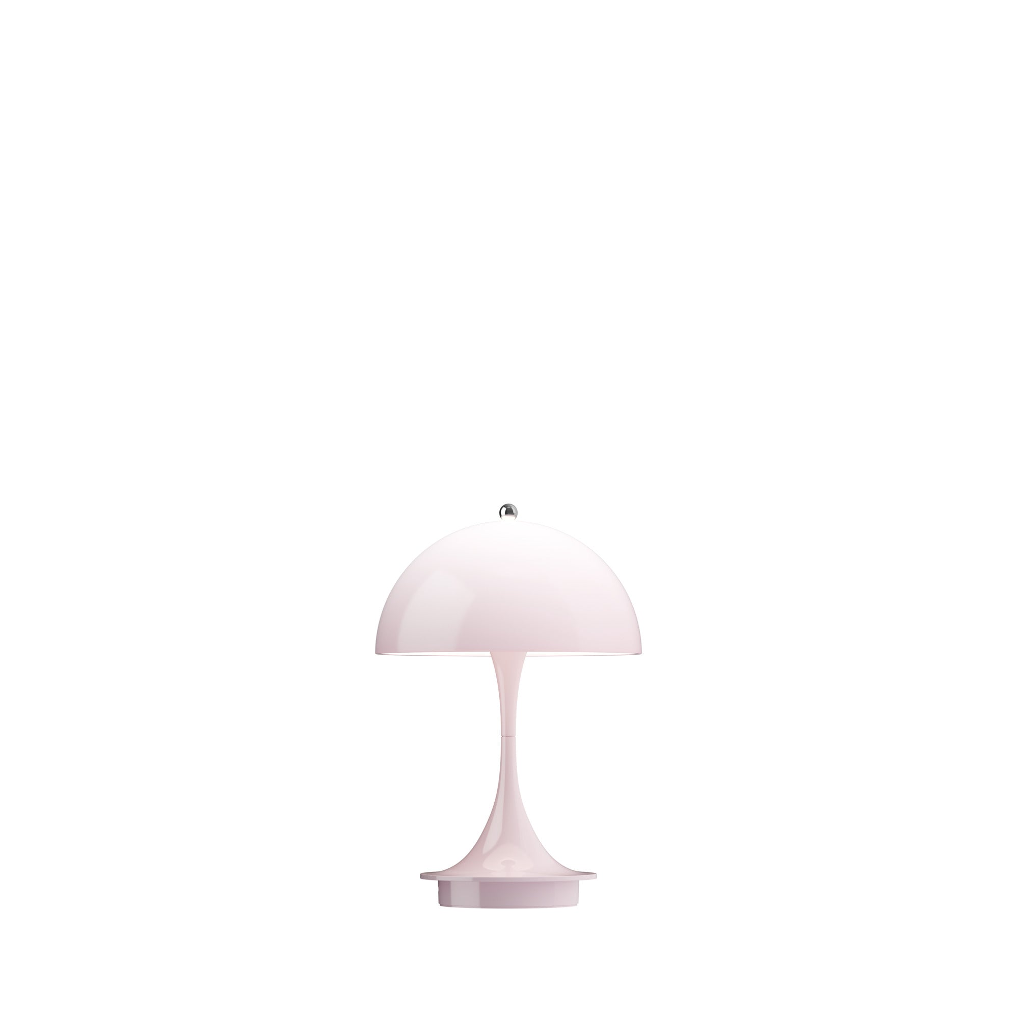 Panthella 160 Portable Table Lamp, Opal Pale Rose