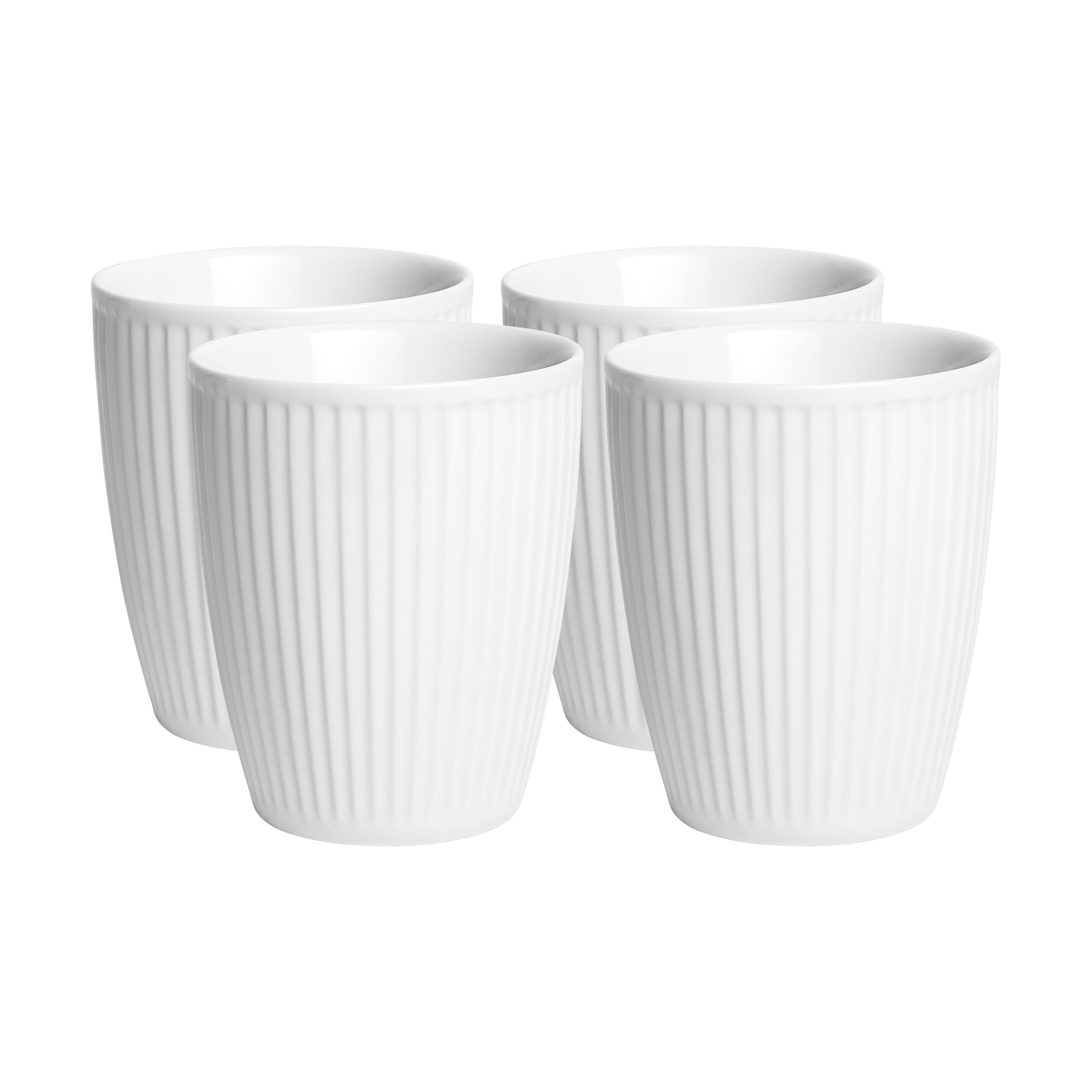 Pillivuyt Plissé Thermo Mug 25cl, 4pcs.