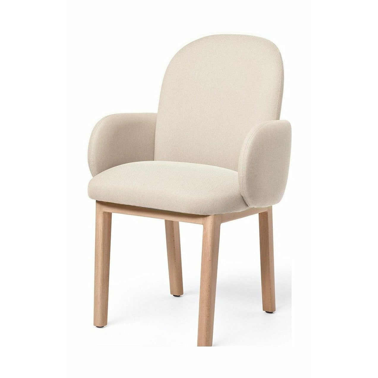 Puik Dost Dining Chair Wood, Cream