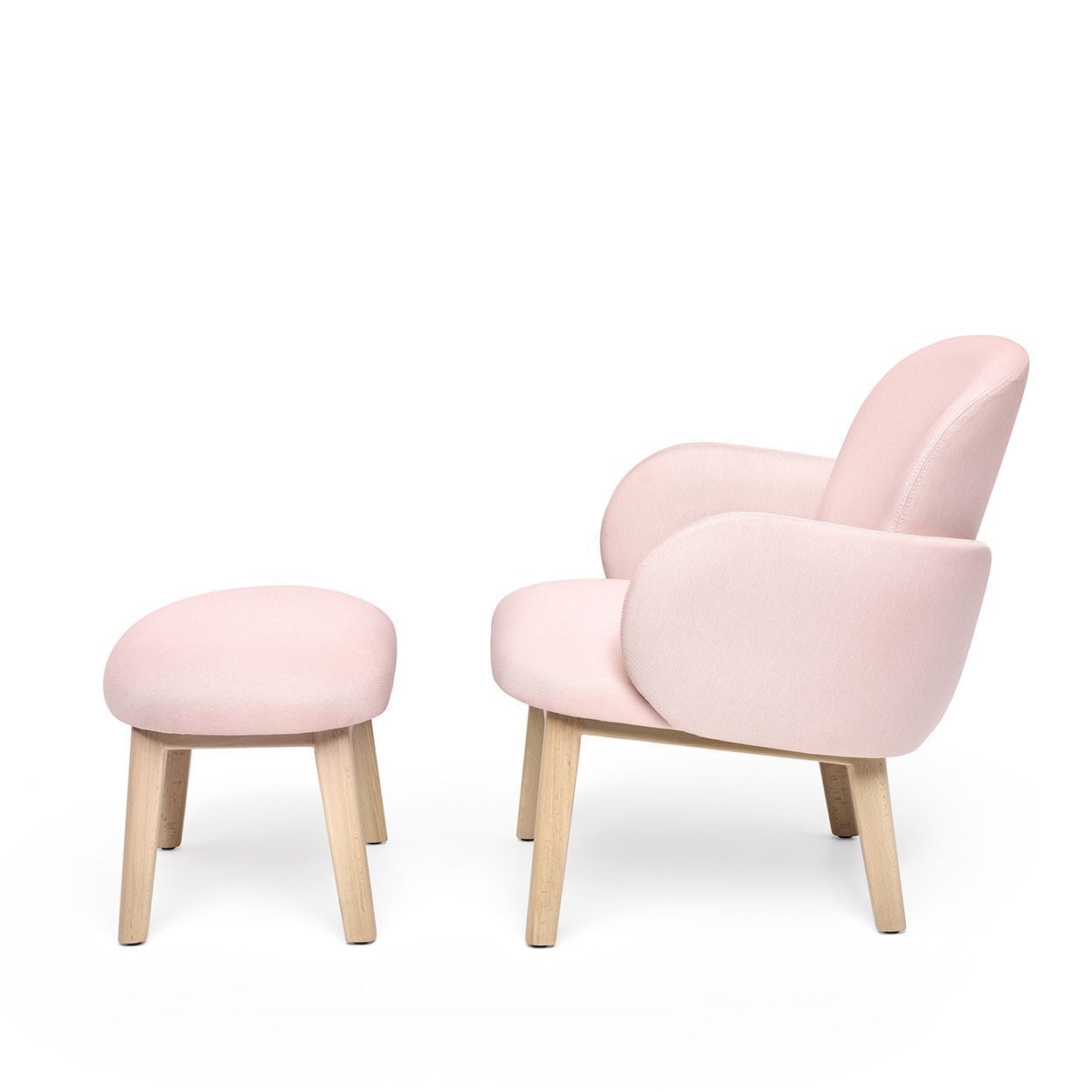 PUIK DOST LOUNGE WOOD, ROSA