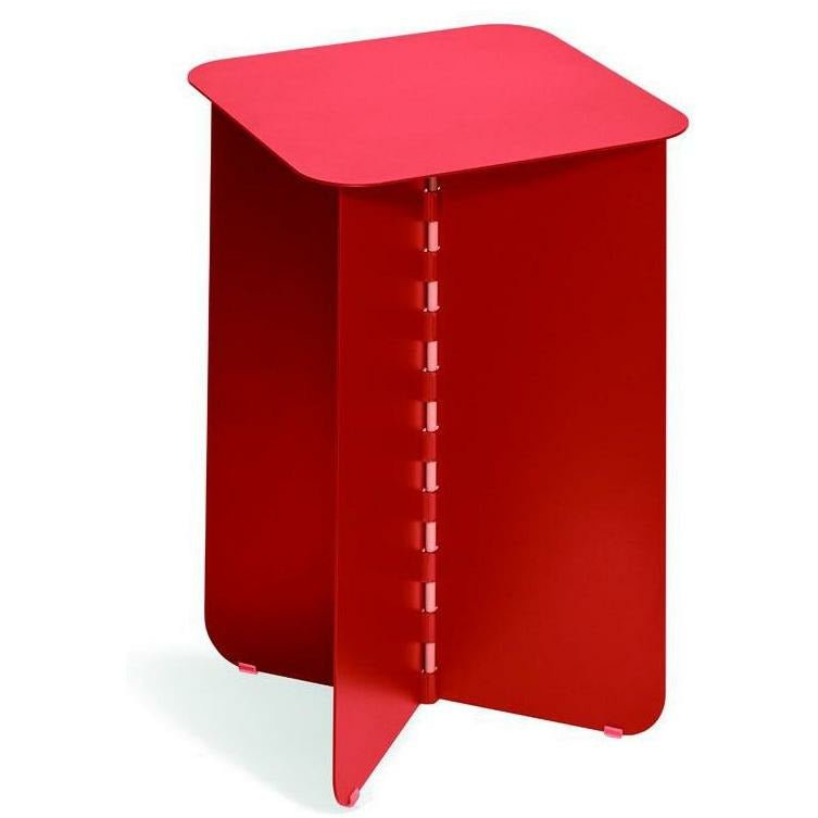 Puik Hinge Side Table 30x30cm, Red