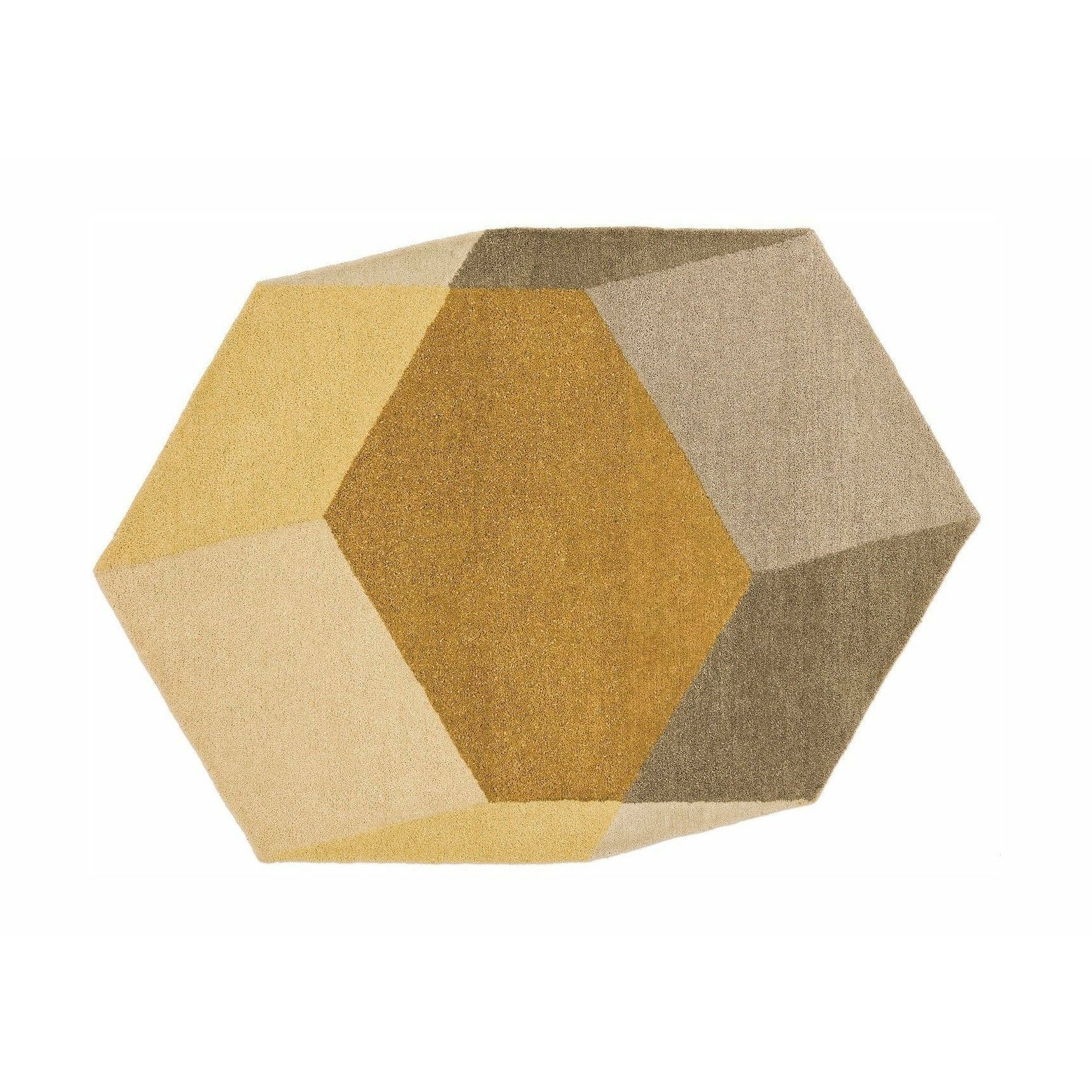 PUIK ISO RUG HEXAGON, žlutá