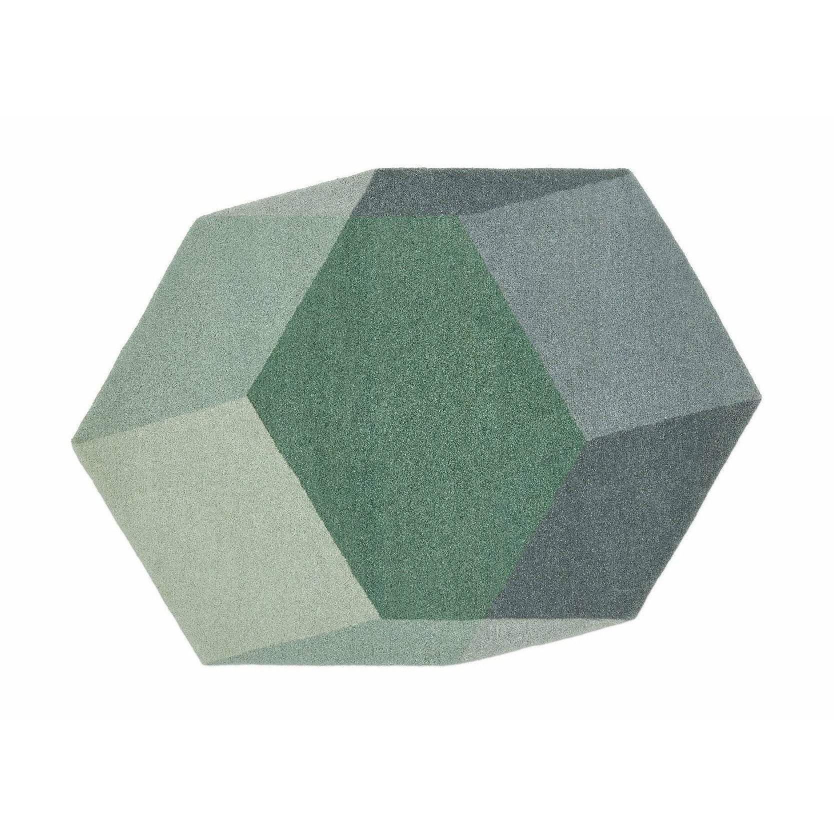 PUIK ISO RUG HEXAGON, zelená