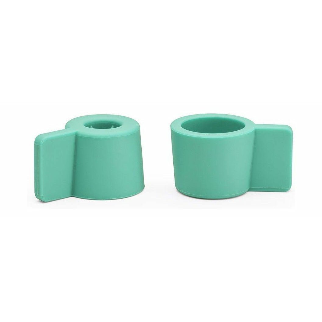 Puik Silly Candle Holder Set Of 2, Mint Green