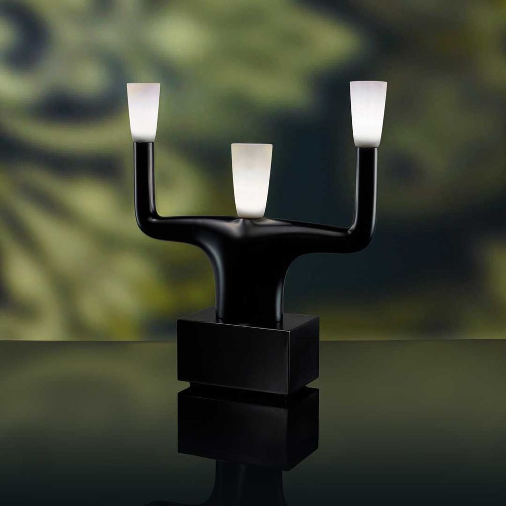 Qeeboo Guru Table Lamp By Andrea Branzi, Black